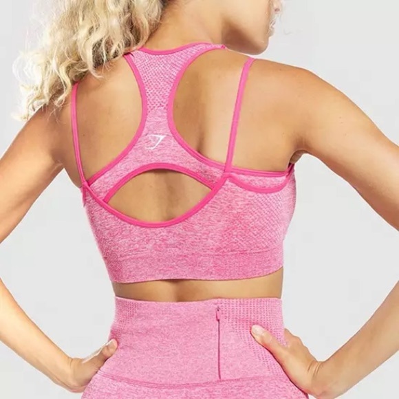 Gymshark Other - Gymshark | Vital Seamless Sports Bra in Pink Marl Size Small